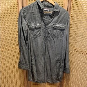 Striped Long Sleeve Dress